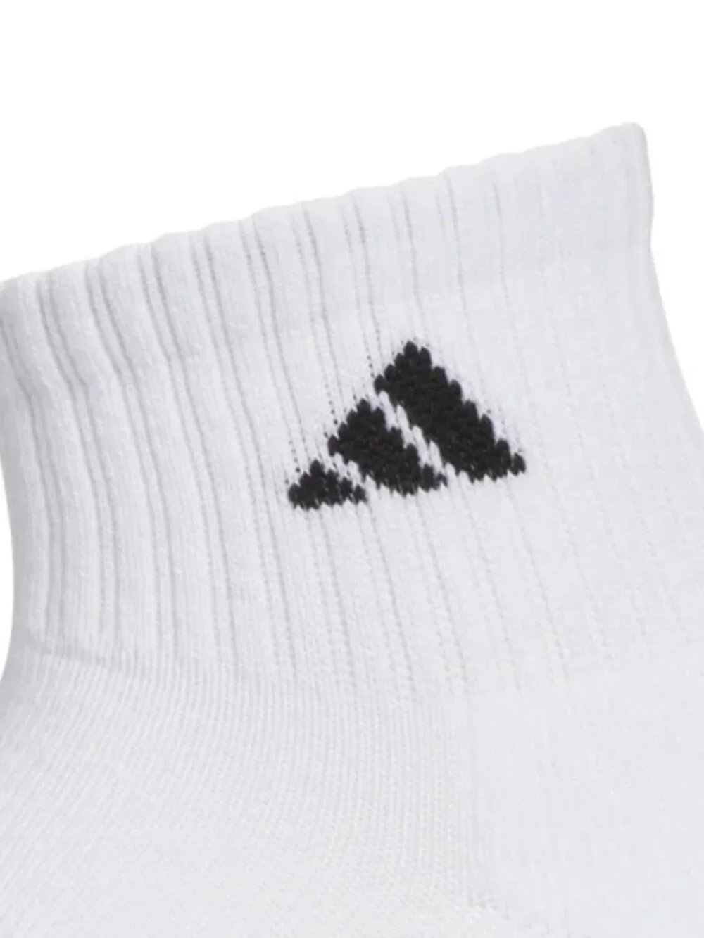 Adidas Men's Quarter Socks with Climacool & Arch Compression 6 pair, White , NWT